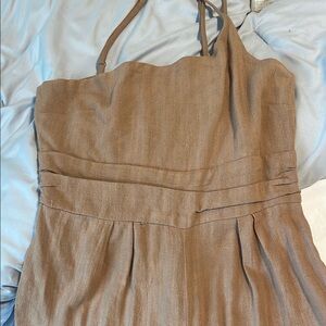 Amazon Tan Women's jumpsuit with pockets